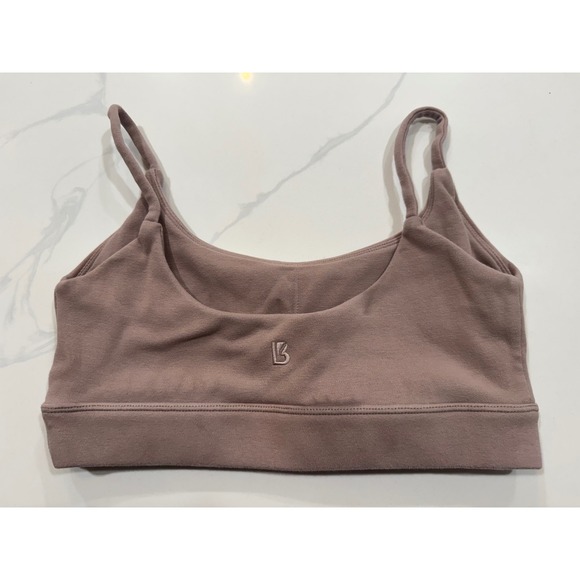 Buff Bunny Cloud Bralette Sports Bra Super Soft Tan/Mauve Size Medium - Picture 6 of 8